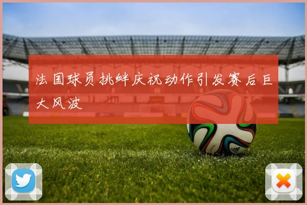 法国球员挑衅庆祝动作引发赛后巨大风波